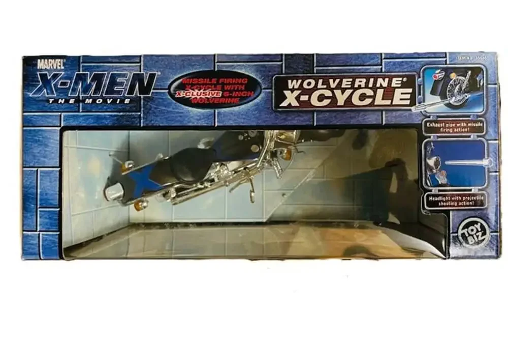 NEW Toy Biz X-Men Movie Wolverine X-Cycle Figure Set Sealed Bubble No Creases